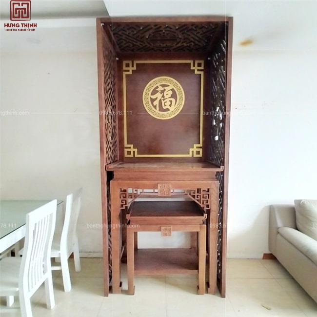 Các mẫu tủ thờ Nhỏ Gọn được thiết kế đẹp mang lại Tài Lộc