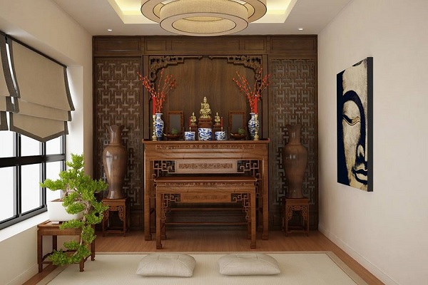 Vị trí đặt bàn thờ Phật Quan Âm chuẩn xác