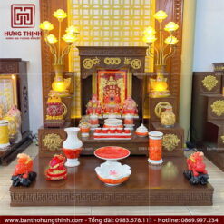 Combo bàn thờ, đồ thờ đẹp HT-1038