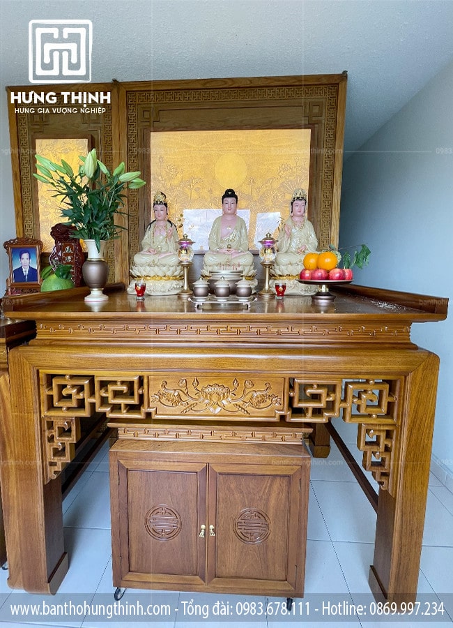 Kích thước bàn thờ Phật