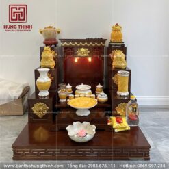 Bàn thờ Thần Tài Ông Địa và đồ thờ cúng phong thủy mẫu HT-1031