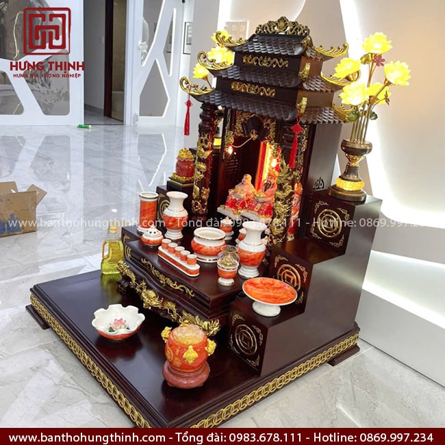 Combo bàn thờ Thần Tài, Tượng, Đồ Thờ HT-1012 5 246 min