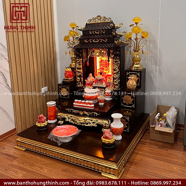 Combo bàn thờ Thần Tài, Tượng, Đồ Thờ HT-1012 7 249 min