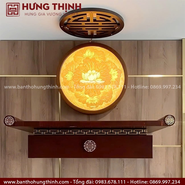 Bàn thờ treo tường hiện đại mẫu HT-2018 2 74 min