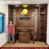 Hưng Thịnh hoàn thiện mẫu phòng thờ HT-3001 tại TP HCM