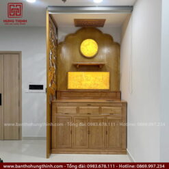 Phòng thờ chung cư hiện đại HT-3208