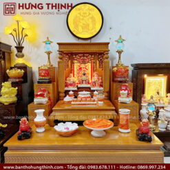 Combo bàn thờ Thần Tài, đồ thờ đẹp mẫu HT-1052